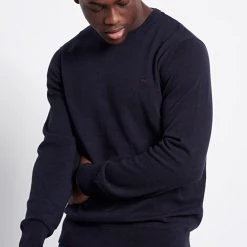 Ανδρική πλεκτή μπλούζα FUNKY BUDDHA μπλε -Πλεκτά-Ζακέτες Εκπτώσεις 7004921.0 0002 3 funky buddha ανδρική πλεκτή μπλούζα funky buddha μπλε x1000