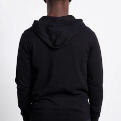 Πλεκτή ζακέτα με φερμουάρ και κουκούλα FUNKY BUDDHA μαύρη -Πλεκτά-Ζακέτες Εκπτώσεις 7004923.0 0001 4 funky buddha πλεκτή ζακέτα με φερμουάρ και κουκούλα funky buddha μαύρη x1000