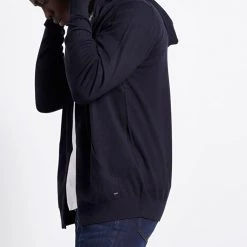 Ανδρική πλεκτή ζακέτα με φερμουάρ και κουκούλα FUNKY BUDDHA μπλε -Πλεκτά-Ζακέτες Εκπτώσεις 7004923.0 0002 2 funky buddha ανδρική πλεκτή ζακέτα με φερμουάρ και κουκούλα funky buddha μπλε x1000