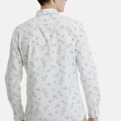 Ανδρικό πουκάμισο FUNKY BUDDHA Regular Fit λευκό -Πλεκτά-Ζακέτες Εκπτώσεις 7005087.0 0001 4 funky buddha ανδρικό πουκάμισο funky buddha regular fit λευκό x1000