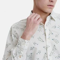 Ανδρικό πουκάμισο FUNKY BUDDHA Regular Fit λευκό -Πλεκτά-Ζακέτες Εκπτώσεις 7005087.0 0001 5 funky buddha ανδρικό πουκάμισο funky buddha regular fit λευκό x1000