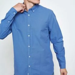 Ανδρικό Oxford πουκάμισο FUNKY BUDDHA ανοιχτό μπλε -Πλεκτά-Ζακέτες Εκπτώσεις 7006690.0 0001 4 funky buddha ανδρικό oxford πουκάμισο funky buddha ανοιχτό μπλε x1000
