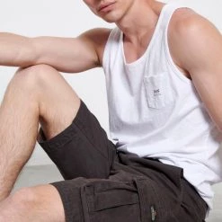 Ανδρική Cargo βερμούδα FUNKY BUDDHA μαύρο -Πλεκτά-Ζακέτες Εκπτώσεις 7006710.0 0001 5 funky buddha ανδρική cargo βερμούδα funky buddha μαύρο x1000