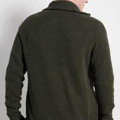 Ανδρική πλεκτή ζακέτα FUNKY BUDDHA πράσινη -Πλεκτά-Ζακέτες Εκπτώσεις 7006738.0 0001 5 funky buddha ανδρική πλεκτή ζακέτα funky buddha πράσινη x1000