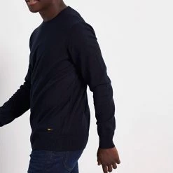 Ανδρικό πουλόβερ FUNKY BUDDHA μπλε -Πλεκτά-Ζακέτες Εκπτώσεις 7006741.0 0001 4 funky buddha ανδρικό πουλόβερ funky buddha μπλε x1000