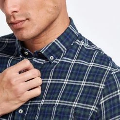 Ανδρικό πουκάμισο FUNKY BUDDHA καρό μπλε λευκό -Πλεκτά-Ζακέτες Εκπτώσεις 7006753.0 0001 3 funky buddha ανδρικό πουκάμισο funky buddha καρό μπλε λευκό x1000