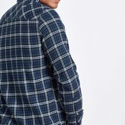Ανδρικό πουκάμισο FUNKY BUDDHA καρό μπλε λευκό -Πλεκτά-Ζακέτες Εκπτώσεις 7006753.0 0001 5 funky buddha ανδρικό πουκάμισο funky buddha καρό μπλε λευκό x1000