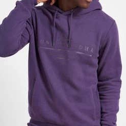 Ανδρική φούτερ μπλούζα FUNKY BUDDHA μωβ