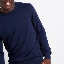 Ανδρική πλεκτή μπλούζα FUNKY BUDDHA μπλε -Πλεκτά-Ζακέτες Εκπτώσεις 7006764.0 0001 4 funky buddha ανδρική πλεκτή μπλούζα funky buddha μπλε x1000