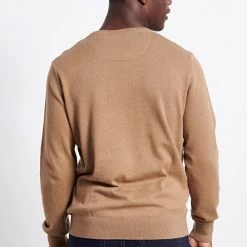 Ανδρικό πουλόβερ FUNKY BUDDHA χακί -Πλεκτά-Ζακέτες Εκπτώσεις 7006767.0 0001 4 funky buddha ανδρικό πουλόβερ funky buddha χακί x1000