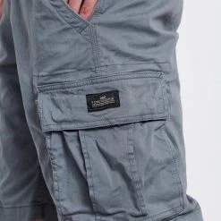 Ανδρική Cargo βερμούδα FUNKY BUDDHA γκρι -Πλεκτά-Ζακέτες Εκπτώσεις 7006772.0 0001 5 funky buddha ανδρική cargo βερμούδα funky buddha γκρι x1000