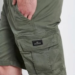 Ανδρική Cargo βερμούδα FUNKY BUDDHA λαδί -Πλεκτά-Ζακέτες Εκπτώσεις 7006774.0 0001 5 funky buddha ανδρική cargo βερμούδα funky buddha λαδί x1000
