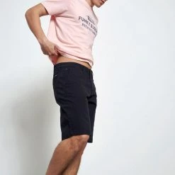 Ανδρική βερμούδα FUNKY BUDDHA μαύρη