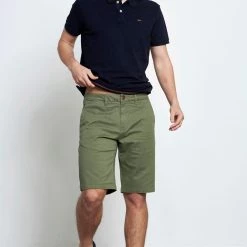 Ανδρική βερμούδα FUNKY BUDDHA λαδί