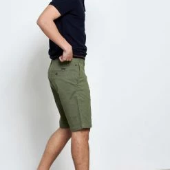 Ανδρική βερμούδα FUNKY BUDDHA λαδί -Πλεκτά-Ζακέτες Εκπτώσεις 7006783.0 0001 3 funky buddha ανδρική βερμούδα funky buddha λαδί x1000