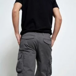 Ανδρική Cargo βερμούδα FUNKY BUDDHA γκρι -Πλεκτά-Ζακέτες Εκπτώσεις 7006803.0 0001 4 funky buddha ανδρική cargo βερμούδα funky buddha γκρι x1000