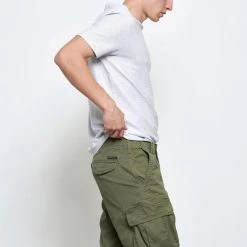 Ανδρική Cargo βερμούδα FUNKY BUDDHA λαδί -Πλεκτά-Ζακέτες Εκπτώσεις 7006804.0 0001 4 funky buddha ανδρική cargo βερμούδα funky buddha λαδί x1000