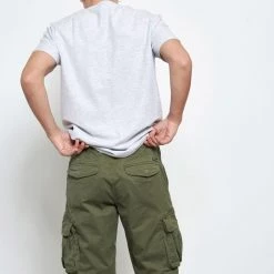 Ανδρική Cargo βερμούδα FUNKY BUDDHA λαδί -Πλεκτά-Ζακέτες Εκπτώσεις 7006804.0 0001 5 funky buddha ανδρική cargo βερμούδα funky buddha λαδί x1000