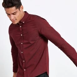 Ανδρικό Oxford πουκάμισο FUNKY BUDDHA μπορντό 10 Ανδρικό Oxford πουκάμισο FUNKY BUDDHA μπορντό -Πλεκτά-Ζακέτες Εκπτώσεις 7006806.0 0001 4 funky buddha ανδρικό oxford πουκάμισο funky buddha μπορντό x1000