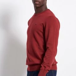 Ανδρικό πουλόβερ FUNKY BUDDHA κεραμιδί -Πλεκτά-Ζακέτες Εκπτώσεις 7006849.0 0001 4 funky buddha ανδρικό πουλόβερ funky buddha κεραμιδί x1000