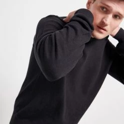 Ανδρικό πουλόβερ FUNKY BUDDHA μαύρο -Πλεκτά-Ζακέτες Εκπτώσεις 7006852.0 0001 3 funky buddha ανδρικό πουλόβερ funky buddha μαύρο x1000