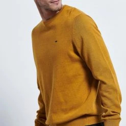 Ανδρική πλεκτή μπλούζα FUNKY BUDDHA μουσταρδί -Πλεκτά-Ζακέτες Εκπτώσεις 7006856.0 0001 3 funky buddha ανδρική πλεκτή μπλούζα funky buddha μουσταρδί x1000