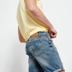 Ανδρική τζιν βερμούδα FUNKY BUDDHA μπλε -Πλεκτά-Ζακέτες Εκπτώσεις 7006868.0 0001 3 funky buddha ανδρική τζιν βερμούδα funky buddha μπλε x1000