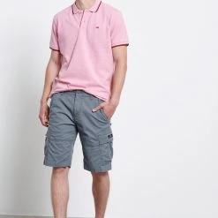 Ανδρική Cargo βερμούδα FUNKY BUDDHA γκρι