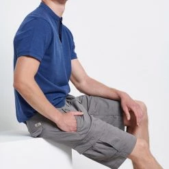 Ανδρική Cargo βερμούδα FUNKY BUDDHA γκρι -Πλεκτά-Ζακέτες Εκπτώσεις 7006876.0 0001 5 funky buddha ανδρική cargo βερμούδα funky buddha γκρι x1000