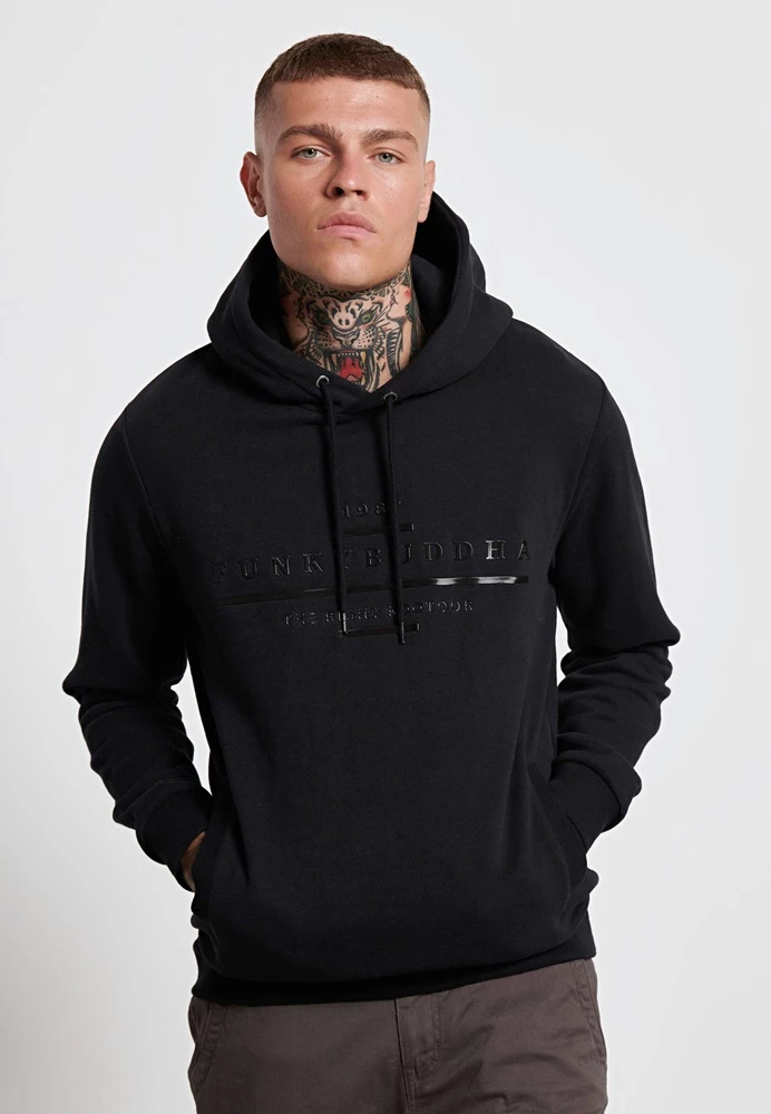 Ανδρική φούτερ μπλούζα FUNKY BUDDHA μαύρη 5 Ανδρική φούτερ μπλούζα FUNKY BUDDHA μαύρη - Image 3
