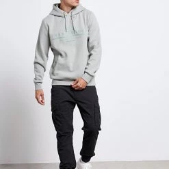 Ανδρική φούτερ μπλούζα FUNKY BUDDHA γκρι