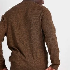 Ανδρική πλεκτή μπλούζα FUNKY BUDDHA καφέ -Πλεκτά-Ζακέτες Εκπτώσεις 7006935.0 0001 5 funky buddha ανδρική πλεκτή μπλούζα funky buddha καφέ x1000