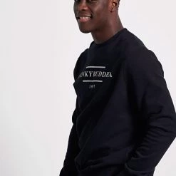 Ανδρική φούτερ μπλούζα FUNKY BUDDHA μαύρο -Πλεκτά-Ζακέτες Εκπτώσεις 7006938.0 0001 3 funky buddha ανδρική φούτερ μπλούζα funky buddha μαύρο x1000