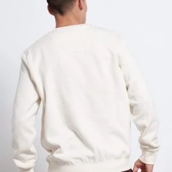 Ανδρική φούτερ μπλούζα FUNKY BUDDHA λευκό -Πλεκτά-Ζακέτες Εκπτώσεις 7006940.0 0001 4 funky buddha ανδρική φούτερ μπλούζα funky buddha λευκό x1000