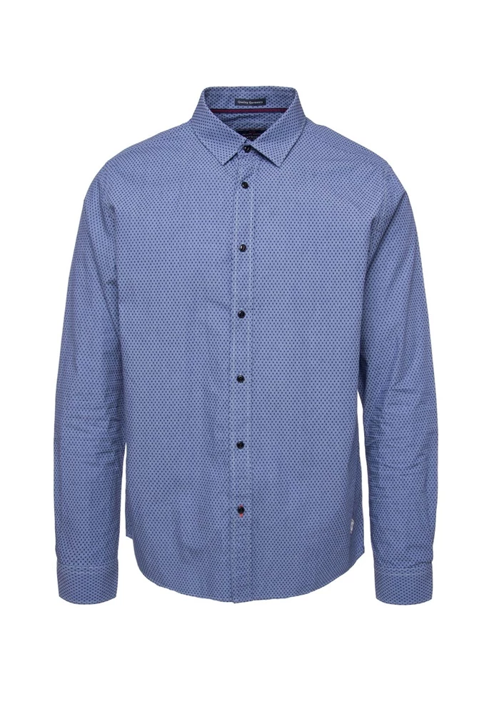 Ανδρικό πουκάμισο FUNKY BUDDHA μπλε 6 Ανδρικό πουκάμισο FUNKY BUDDHA μπλε - Image 4