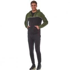 Ανδρική Ζακέτα Kappa Moski πράσινο μαύρο