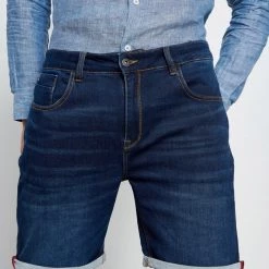 Ανδρική τζιν βερμούδα FUNKY BUDDHA μπλε -Πλεκτά-Ζακέτες Εκπτώσεις 7007146.0 0001 3 funky buddha ανδρική τζιν βερμούδα funky buddha μπλε x1000