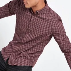 Ανδρικό μακρυμάνικο πουκάμισο FUNKY BUDDHA κόκκινο -Πλεκτά-Ζακέτες Εκπτώσεις 7007191.0 0001 3 funky buddha ανδρικό μακρυμάνικο πουκάμισο funky buddha κόκκινο x1000