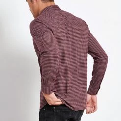Ανδρικό μακρυμάνικο πουκάμισο FUNKY BUDDHA κόκκινο -Πλεκτά-Ζακέτες Εκπτώσεις 7007191.0 0001 4 funky buddha ανδρικό μακρυμάνικο πουκάμισο funky buddha κόκκινο x1000