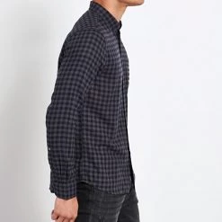 Ανδρικό μακρυμάνικο πουκάμισο FUNKY BUDDHA καρό μπλε -Πλεκτά-Ζακέτες Εκπτώσεις 7007194.0 0001 2 funky buddha ανδρικό μακρυμάνικο πουκάμισο funky buddha καρό μπλε x1000