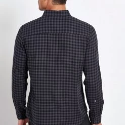 Ανδρικό μακρυμάνικο πουκάμισο FUNKY BUDDHA καρό μπλε -Πλεκτά-Ζακέτες Εκπτώσεις 7007194.0 0001 4 funky buddha ανδρικό μακρυμάνικο πουκάμισο funky buddha καρό μπλε x1000