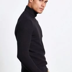 Ανδρικό πλεκτό ζιβάγκο FUNKY BUDDHA μαύρο -Πλεκτά-Ζακέτες Εκπτώσεις 7007226.0 0001 3 funky buddha ανδρικό πλεκτό ζιβάγκο funky buddha μαύρο x1000