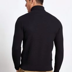 Ανδρικό πλεκτό ζιβάγκο FUNKY BUDDHA μαύρο -Πλεκτά-Ζακέτες Εκπτώσεις 7007226.0 0001 4 funky buddha ανδρικό πλεκτό ζιβάγκο funky buddha μαύρο x1000