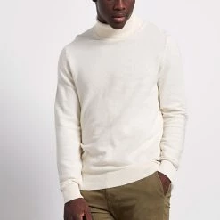 Ανδρικό πλεκτό ζιβάγκο FUNKY BUDDHA λευκό