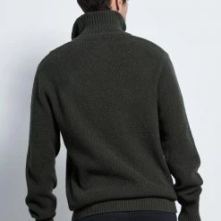 Ανδρικό πλεκτό FUNKY BUDDHA χακί -Πλεκτά-Ζακέτες Εκπτώσεις 7007230.0 0001 5 funky buddha ανδρικό πλεκτό funky buddha χακί x1000