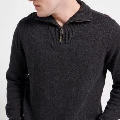 Ανδρικό πλεκτό FUNKY BUDDHA μαύρο