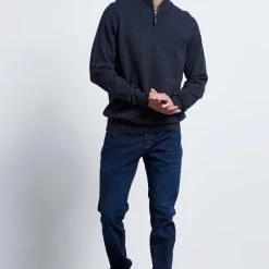 Ανδρικό πλεκτό FUNKY BUDDHA μπλε -Πλεκτά-Ζακέτες Εκπτώσεις 7007237.0 0001 3 funky buddha ανδρικό πλεκτό funky buddha μπλε x1000