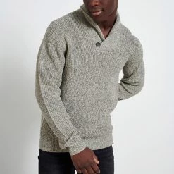 Ανδρική πλεκτή μπλούζα FUNKY BUDDHA γκρι -Πλεκτά-Ζακέτες Εκπτώσεις 7007401.0 0001 5 funky buddha ανδρική πλεκτή μπλούζα funky buddha γκρι x1000