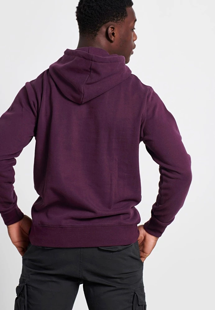 Ανδρική φούτερ μπλούζα FUNKY BUDDHA μωβ 6 Ανδρική φούτερ μπλούζα FUNKY BUDDHA μωβ - Image 4