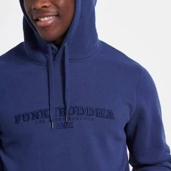 Ανδρική φούτερ μπλούζα FUNKY BUDDHA μπλε -Πλεκτά-Ζακέτες Εκπτώσεις 7007641.0 0001 4 funky buddha ανδρική φούτερ μπλούζα funky buddha μπλε x1000